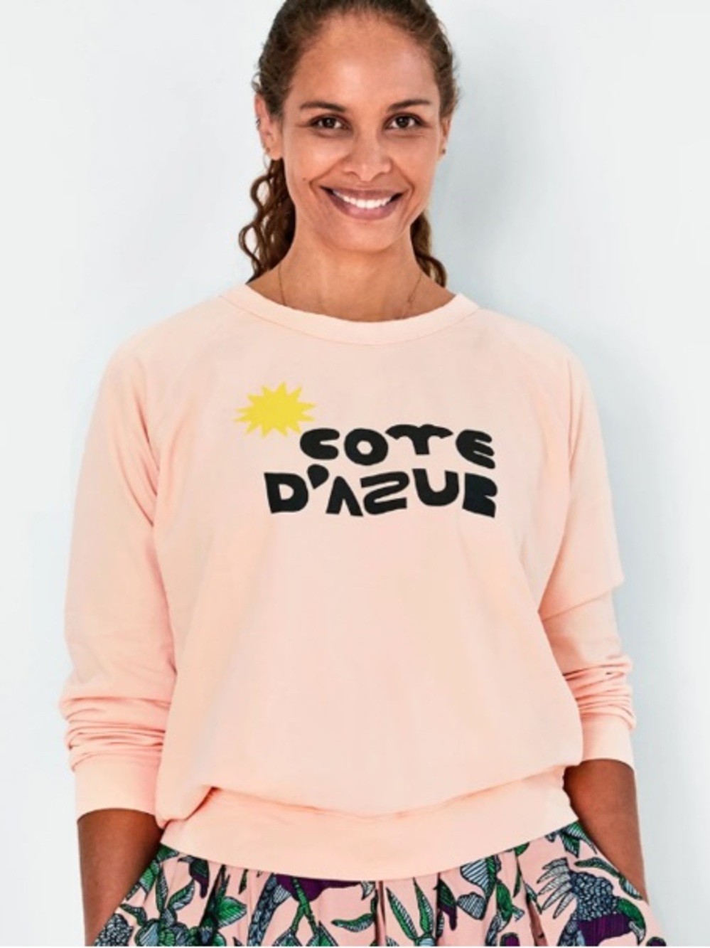 Clare V. Cote D’Azur sweatshirt in XL